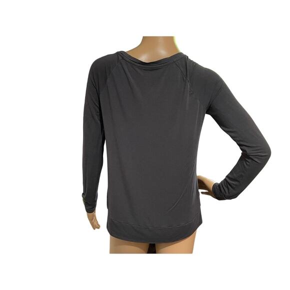 AEO American Eagle Outfitters Womens Soft & Sexy Tee Shirt Long Sleeves Gray XS‎ - Picture 5 of 8